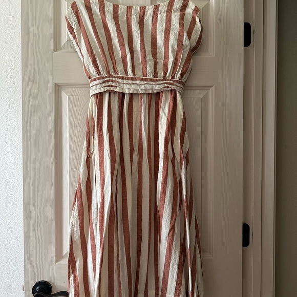 Free People Dresses & Skirts - Free People Striped Maxi Skirt Set in Cream and Rust